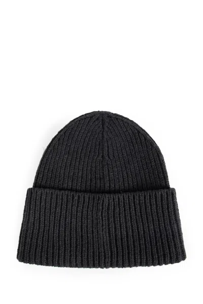 Sacai Carhartt Wip Wool Blend Knit Beanie Hat In Black