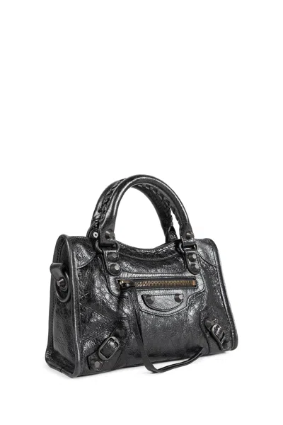 Balenciaga Le City Mini Tote Bag Black Women In Black