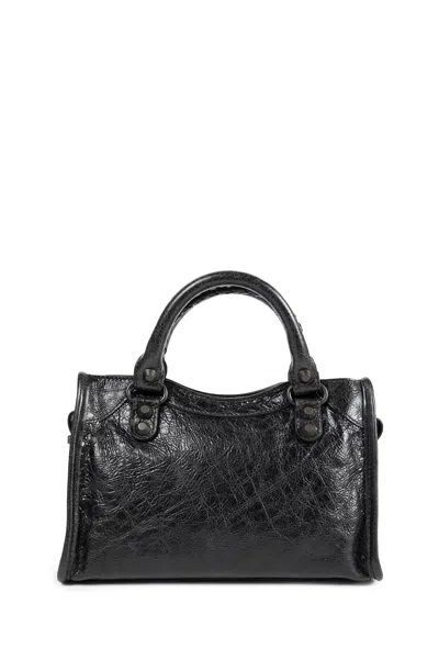Balenciaga Le City Mini Tote Bag Black Women In Black