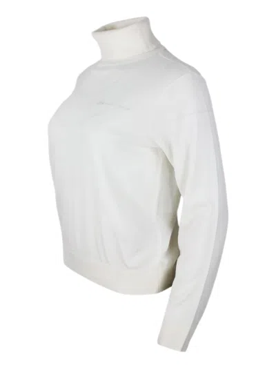 Armani Exchange Sweaters In White