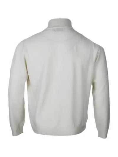 Malo Sweaters In White