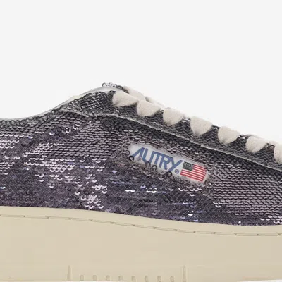 Autry "dallas Low Sparkling" Sneaker In Multi
