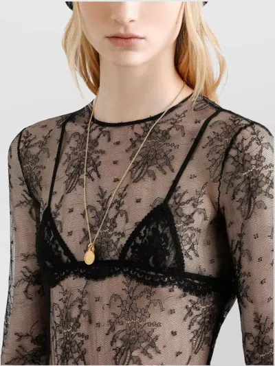 Dolce & Gabbana Lace Body In Animal Print