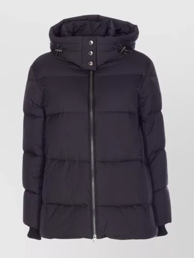 Tatras Hooded Padded Quilted Jacket Pockets In Multi