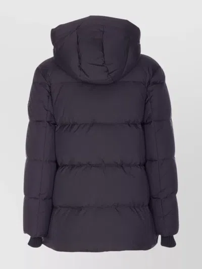 Tatras Hooded Padded Quilted Jacket Pockets In Multi