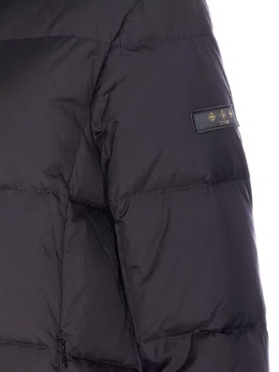 Tatras Hooded Padded Quilted Jacket Pockets In Multi