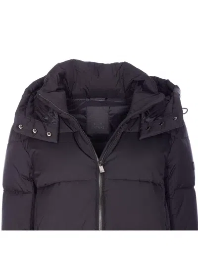 Tatras Hooded Padded Quilted Jacket Pockets In Multi