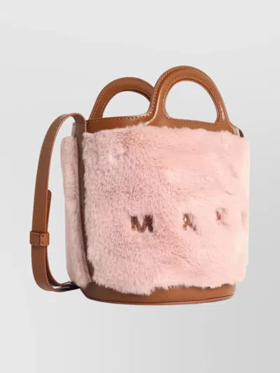 Marni Structured Tropicalia Bucket Bag With Drawstring Closure
