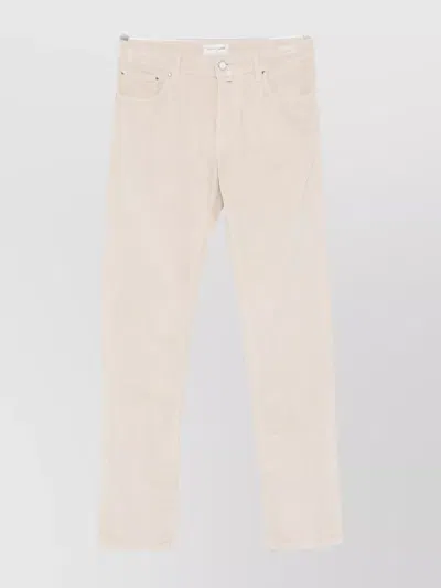 Jacob Cohen Tailored Corduroy Five-pocket Trousers In Multi