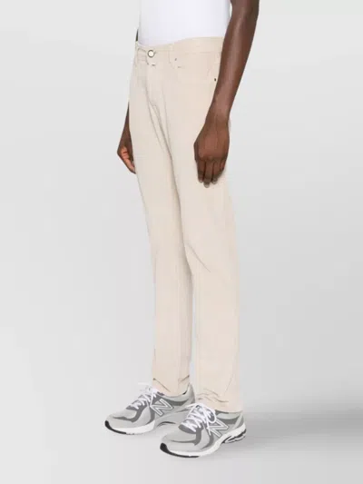 Jacob Cohen Tailored Corduroy Five-pocket Trousers In Multi