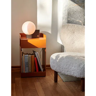 &tradition Rotate Sc73 Space Copenhagen 2022 Steel Side Table In Brown