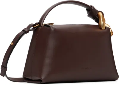 Jw Anderson Brown Leather Small Jwa Corner Handbag