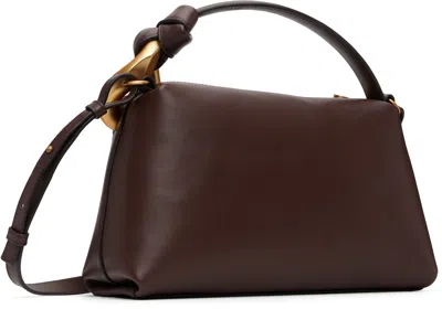 Jw Anderson Brown Leather Small Jwa Corner Handbag