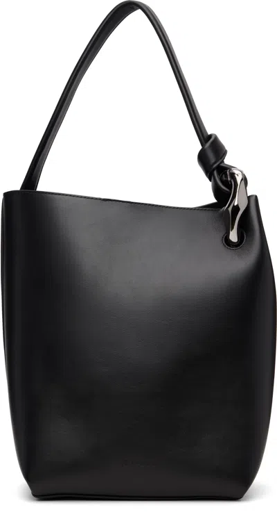 Jw Anderson J. W. Anderson The Jwa Corner Bucket Bag In Black