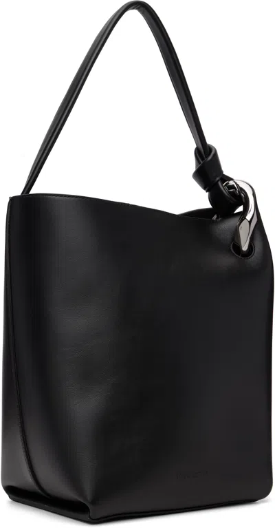Jw Anderson J. W. Anderson The Jwa Corner Bucket Bag In Black