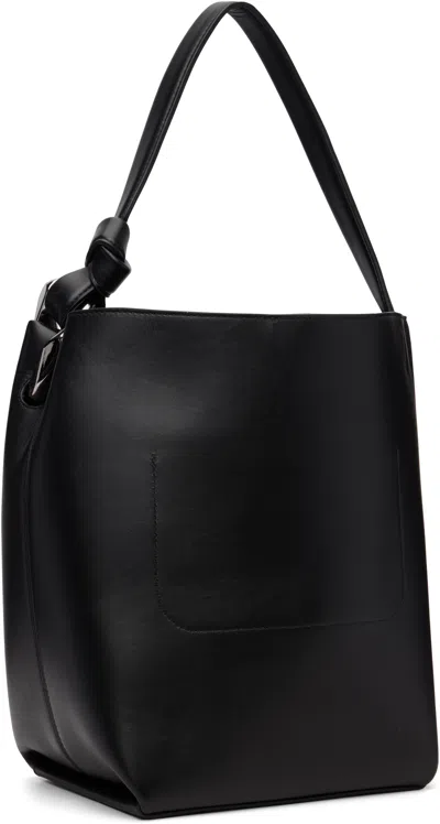 Jw Anderson J. W. Anderson The Jwa Corner Bucket Bag In Black