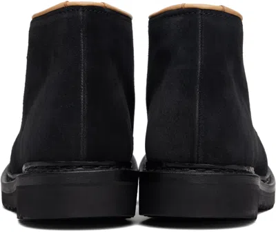 Our Legacy Black Suede Chukka Ankle Boots In Black