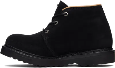 Our Legacy Black Suede Chukka Ankle Boots In Black