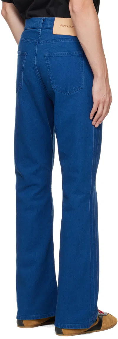 Jw Anderson Bootcut Jeans In Blue