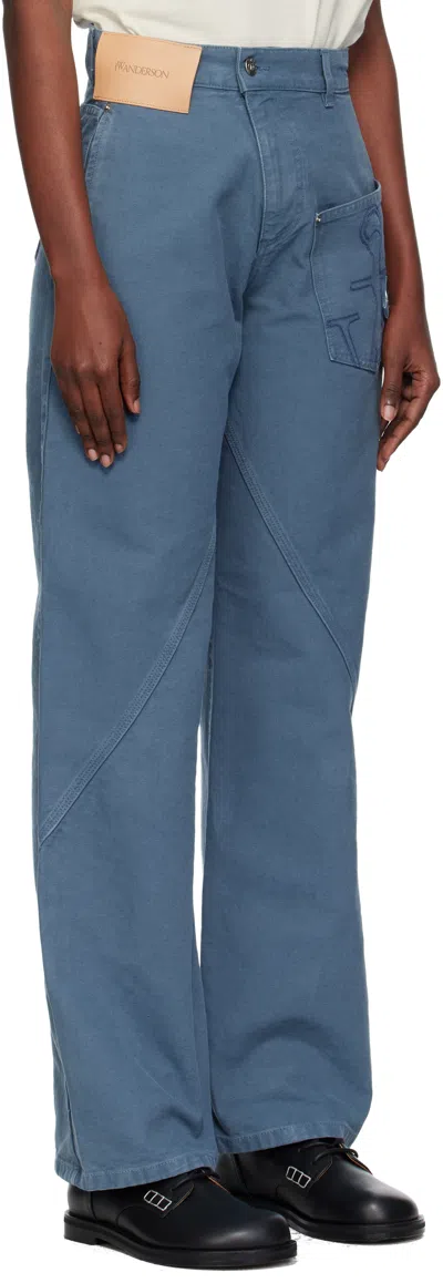 Jw Anderson J. W. Anderson Twisted Workwear' Jeans In Blue