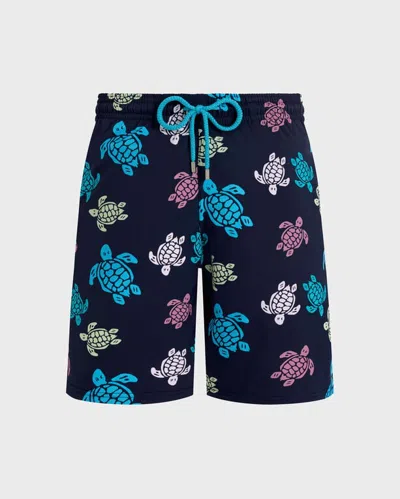 Vilebrequin Turtle-pattern Swim Shorts In Multi