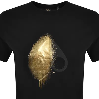 Moose Knuckles Augstine T Shirt Black In Black