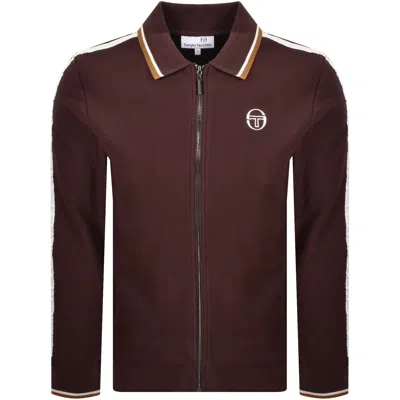 Sergio Tacchini Giorno Track Top Brown In Brown