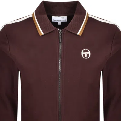 Sergio Tacchini Giorno Track Top Brown In Brown
