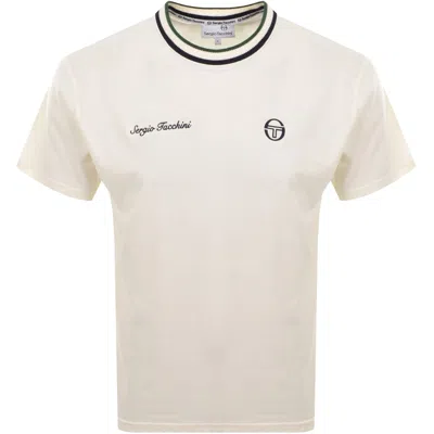 Sergio Tacchini Gobarto T Shirt Cream In White