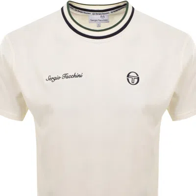 Sergio Tacchini Gobarto T Shirt Cream In White