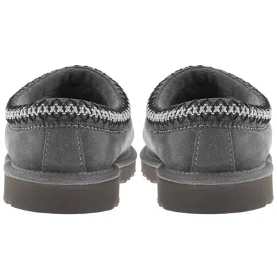 Ugg Tasman Braided-trim Slipper Boots In Gray