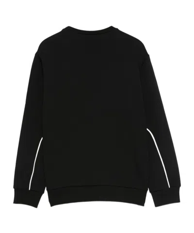 Marni Panelled Crew-neck Sweatshirt In Black