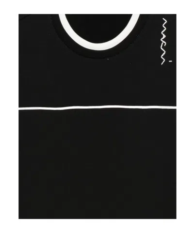 Marni Panelled Crew-neck Sweatshirt In Black