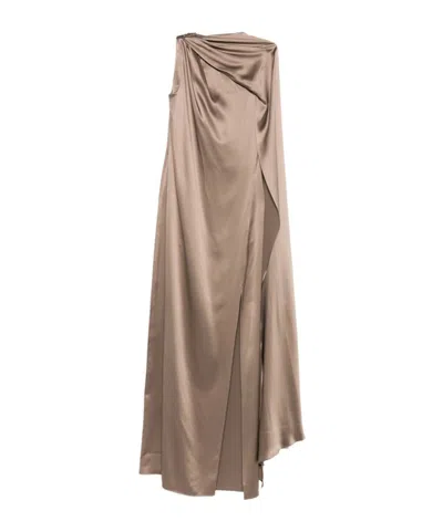 Max Mara Dresses Neutral In Brown