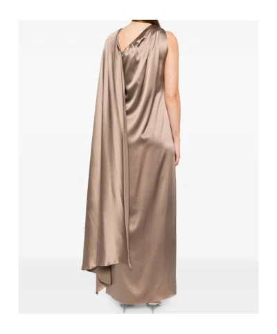 Max Mara Dresses Neutral In Brown