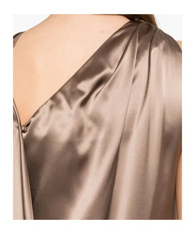 Max Mara Dresses Neutral In Brown