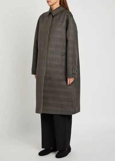 The Row Palomar Reversible Virgin Wool-blend Coat In Gray