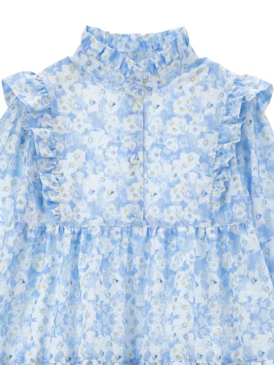 Philosophy Di Lorenzo Serafini Philosophy Kids  Romantic Floral Chiffon Dress In Multi