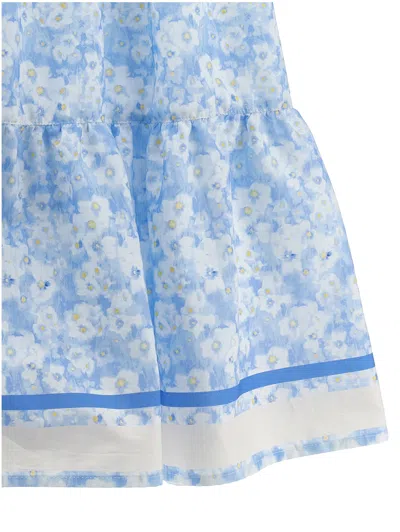 Philosophy Di Lorenzo Serafini Philosophy Kids  Romantic Floral Chiffon Dress In Multi
