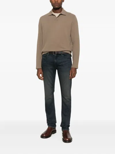 Paige Cotton Blend Polo Shirt In Green