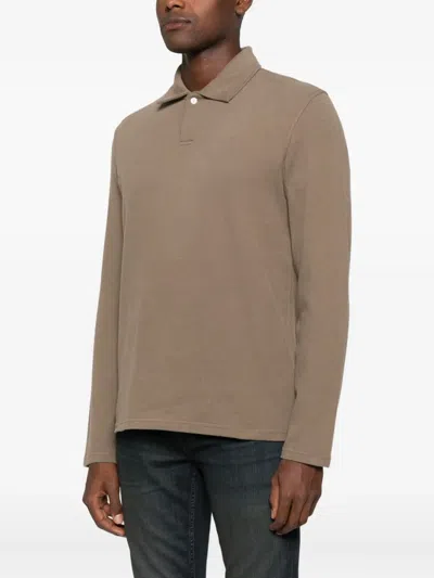 Paige Cotton Blend Polo Shirt In Green