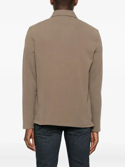 Paige Cotton Blend Polo Shirt In Green