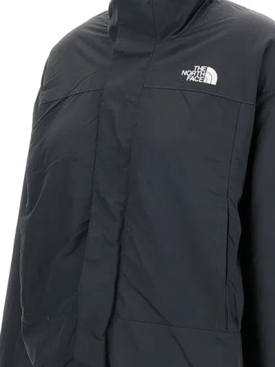 The North Face Versatile Jacket With High Collar And Pockets In Blue