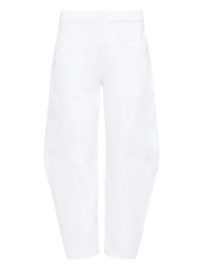 L'agence Cody High-rise Rodeo Jeans In White