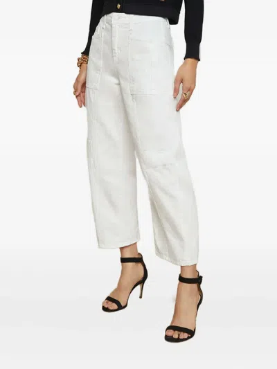 L'agence Cody High-rise Rodeo Jeans In White