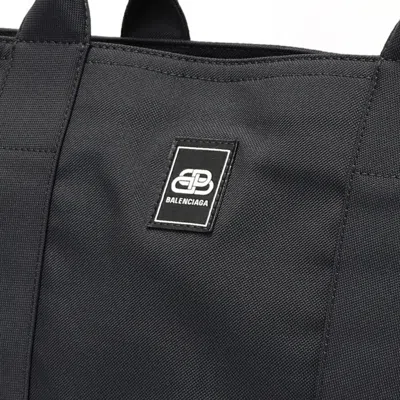 Pre-owned Balenciaga Black Nylon Tote Bag ()