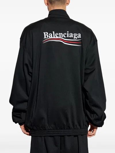 Balenciaga Men Political Campaign Blouson Jacket In Black