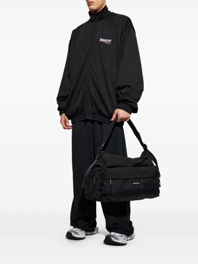 Balenciaga Men Political Campaign Blouson Jacket In Black