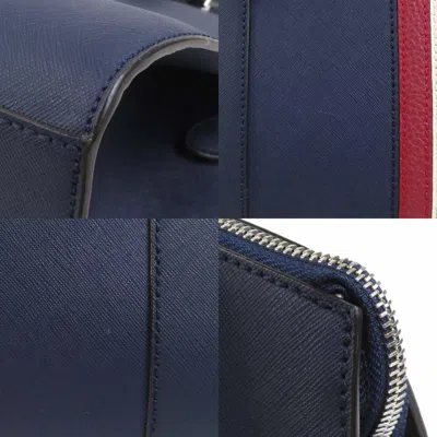Pre-owned Bally Navy Leather Shoulder Bag ()