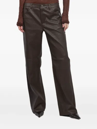 Sprwmn Americano Pocket-detail Trousers In Brown